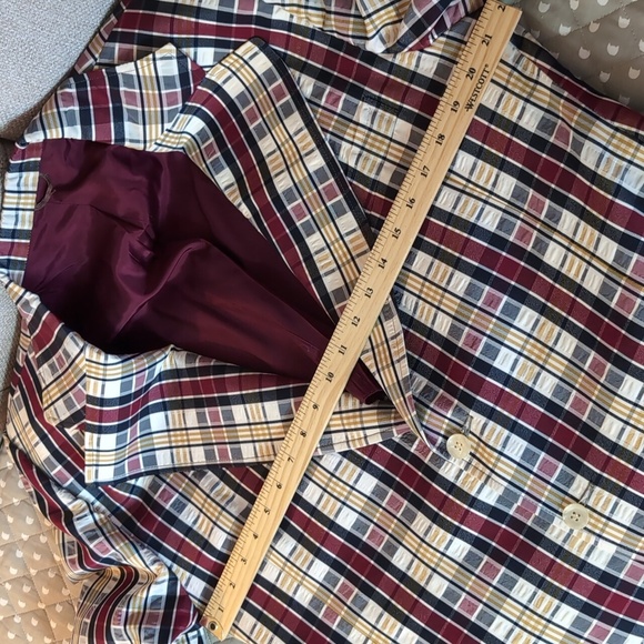 Coronet Men's Vintage Plaid Tailored Wool Blend Blazer. - Picture 6 of 10